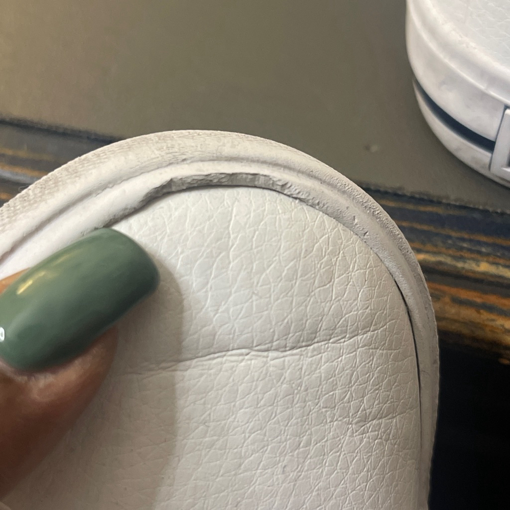 🏷️ Polo Ralph Lauren Boys Blue and White slip on Sneakers Size 1 - Picture 9 of 10
